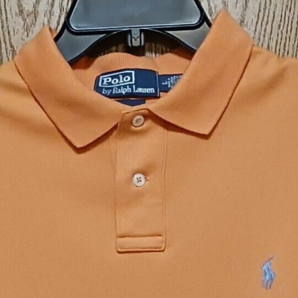 Polo (Ralph Lauren)-(Orange)-(Pre-owned)-(New Condition)-(Size L)-$30.00 - Picture 3 of 4